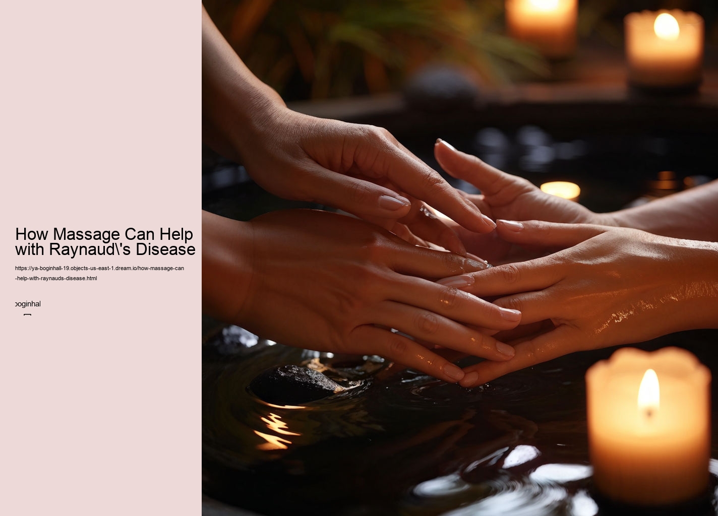 How Massage Can Help with Raynaud's Disease